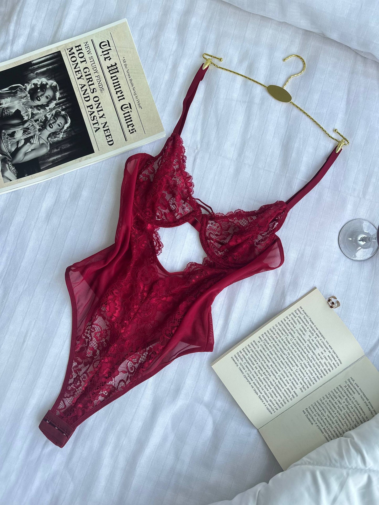 Velvet Rouge Bodysuit